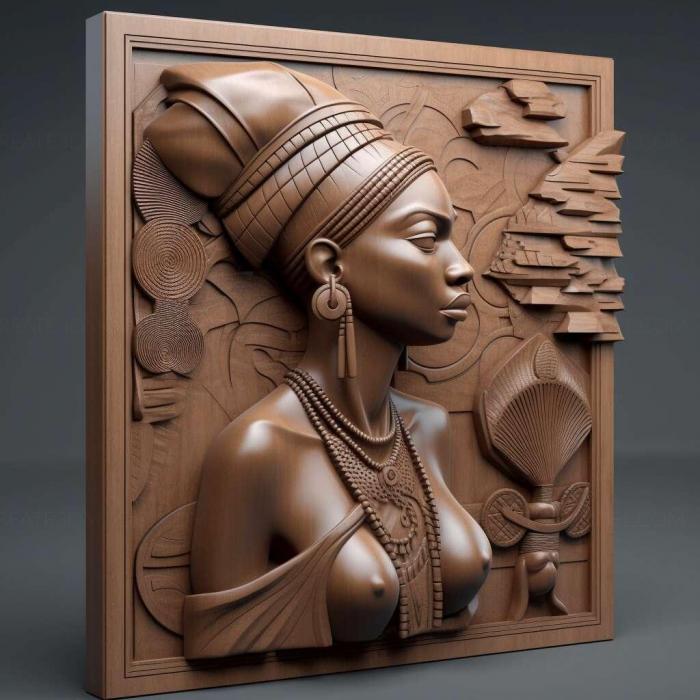 نموذج ثلاثي الأبعاد لآلة CNC 3D Art 